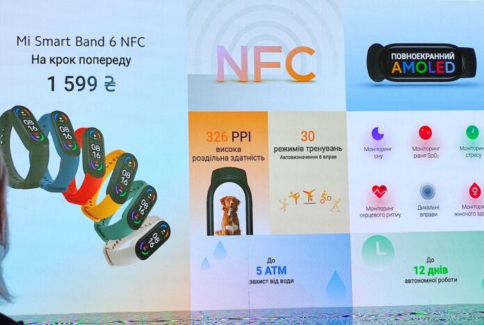 Mi Band 6 с NFC в Украине получил поддержку ПриватБанк и Monobank