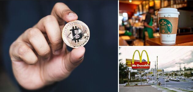 Starbucks и McDonald’s начали принимать Bitcoin