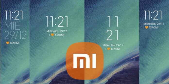 Четыре способа персонализации часов на экране блокировки в смартфонах Xiaomi